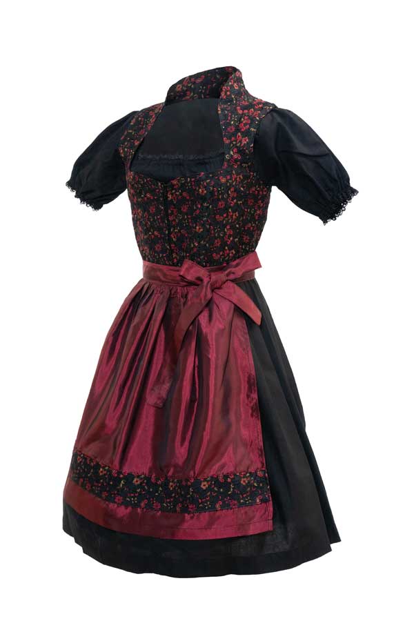 Aloisia Bavarian Maroon Dirndl