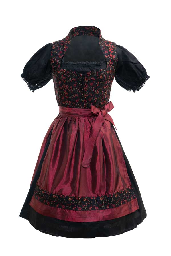 Aloisia Bavarian Maroon Dirndl