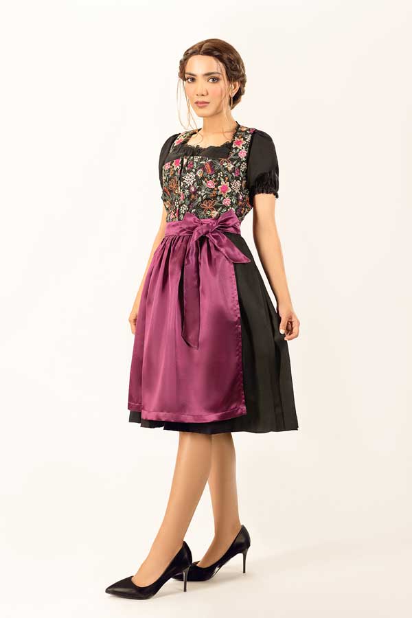 Spring Leonie Floral Purple Dirndl