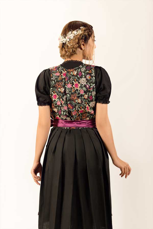 Spring Leonie Floral Purple Dirndl