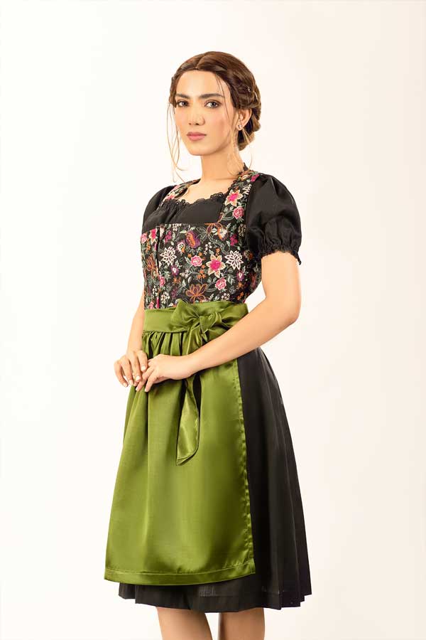 Spring Leonie Floral Green Dirndl Dress