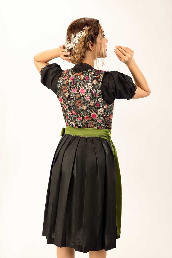 Spring Leonie Floral Green Dirndl Dress