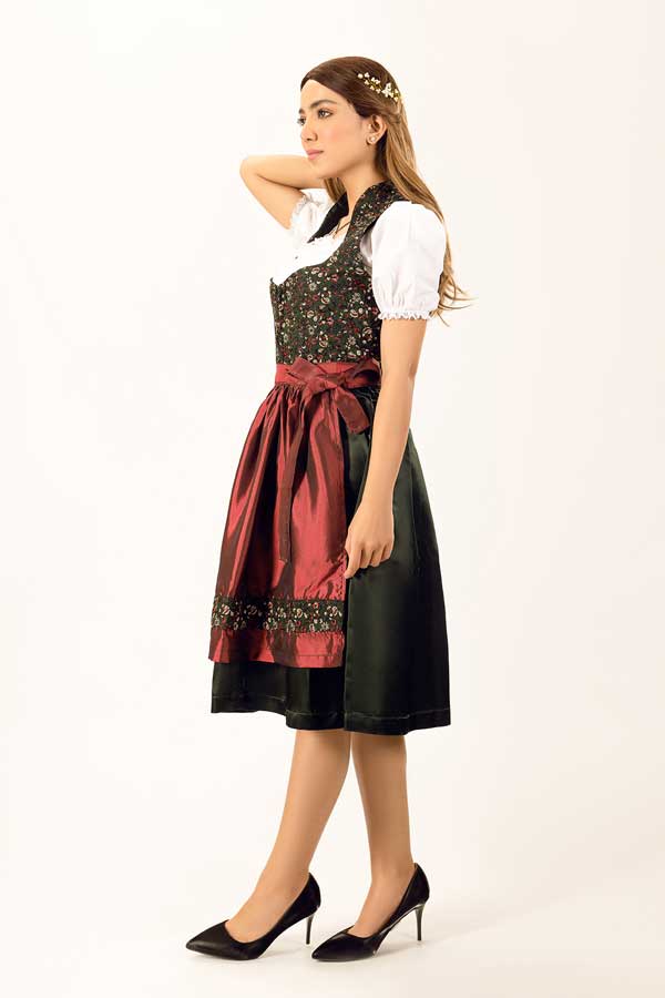 Aloisia Bavarian Green Dirndl