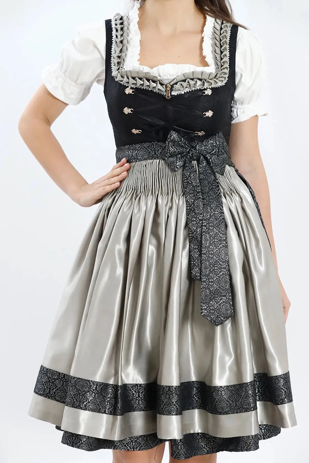Black Midnight Elegance Dirndl