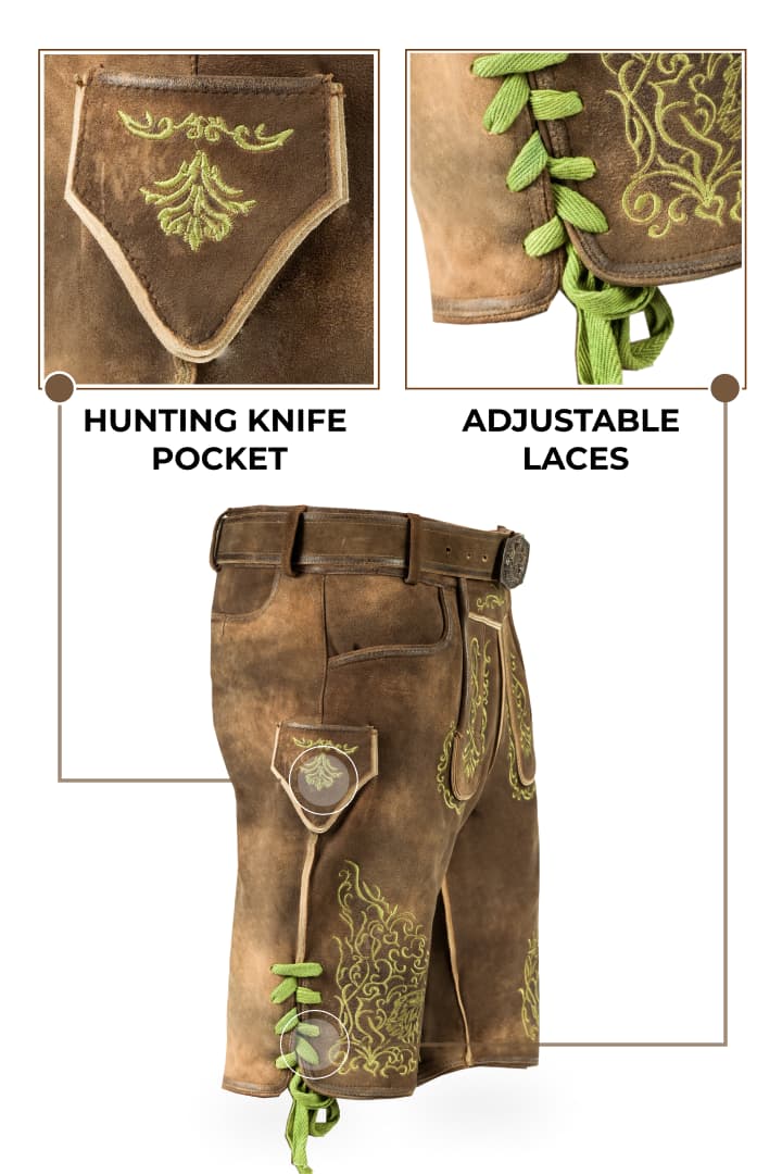 Comfortable Bavarian Lederhosen Vintage Classic