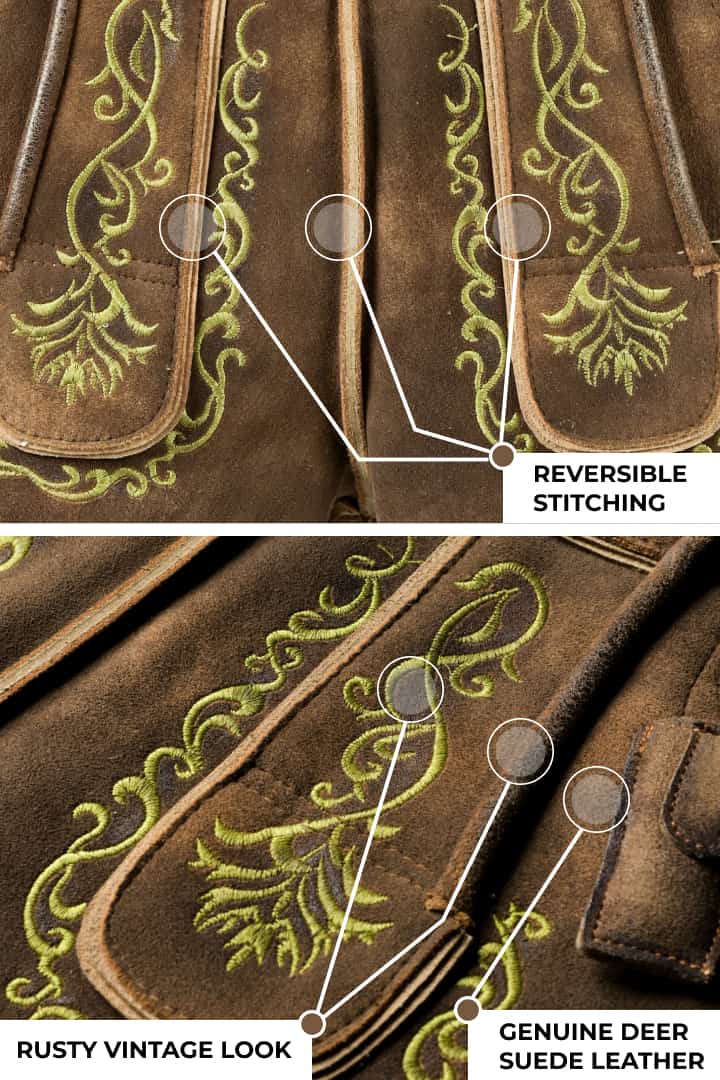 Comfortable Bavarian Lederhosen Vintage Classic