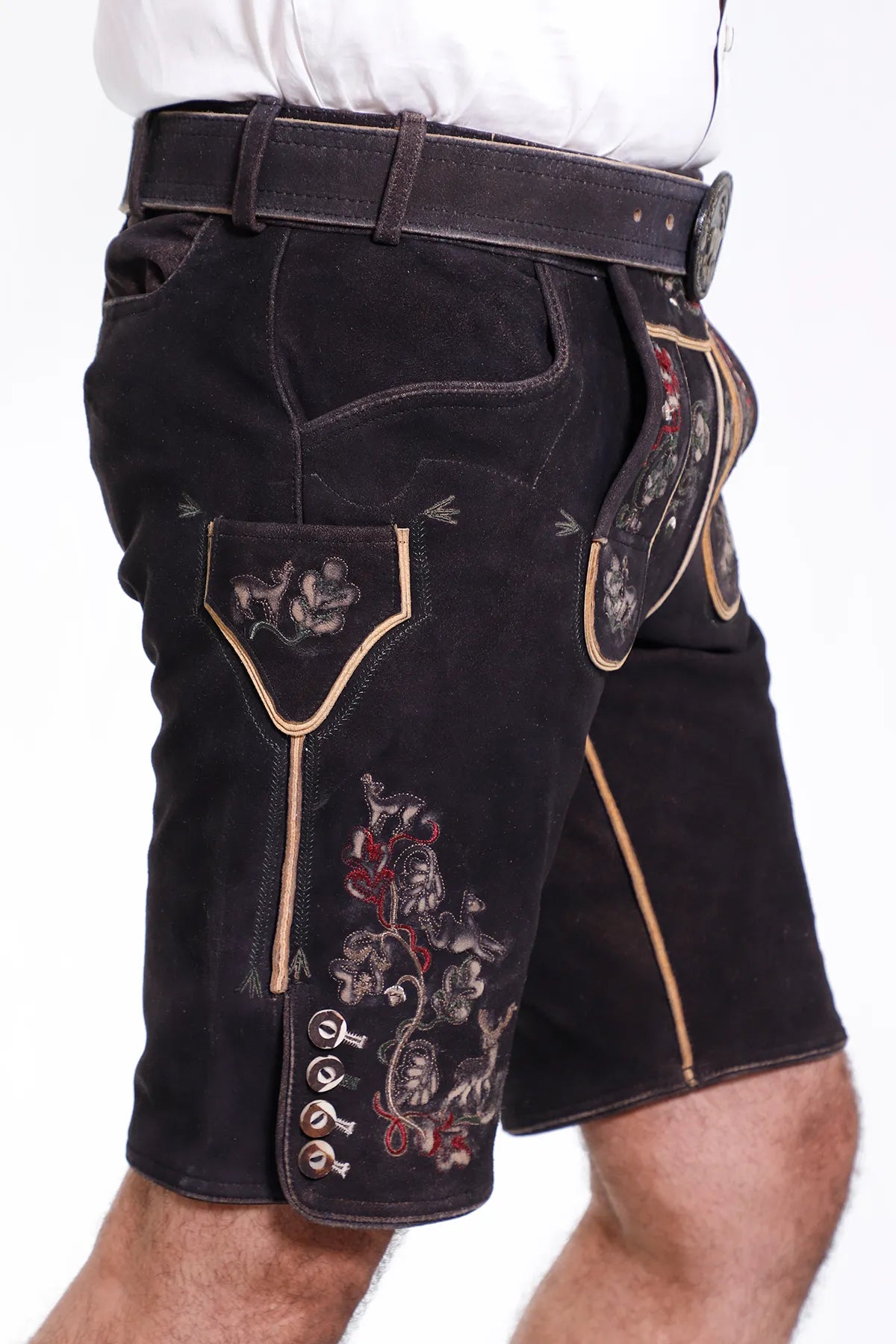 Handcrafted Vintage German Premium Lederhosen Oktoberfest Outfit Sets