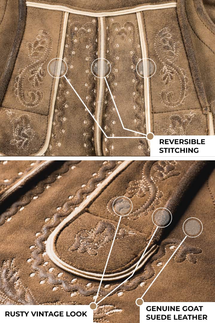 Trendy Trachten Classic German Lederhosen Style Oktoberfest Outfit Sets