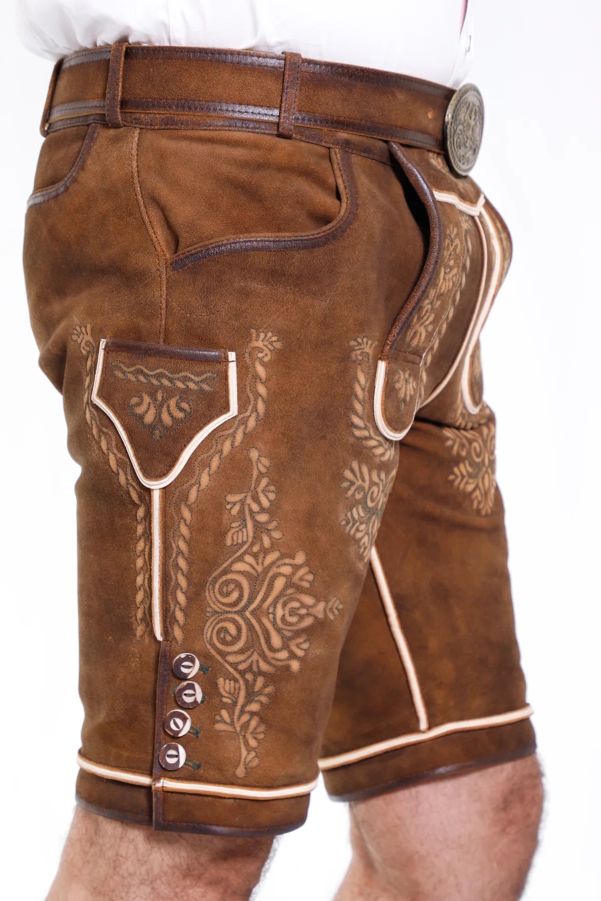 Comfortable Mens Classic German Lederhosen Oktoberfest Outfit Sets