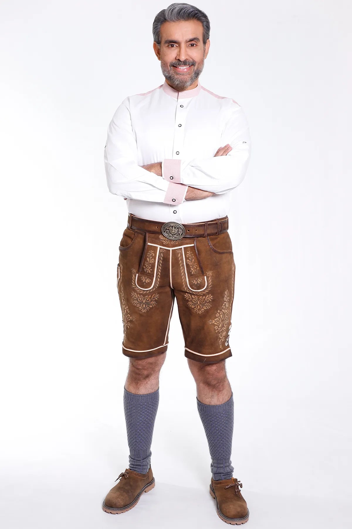 Authentic Lederhosen for Men with matching Belt