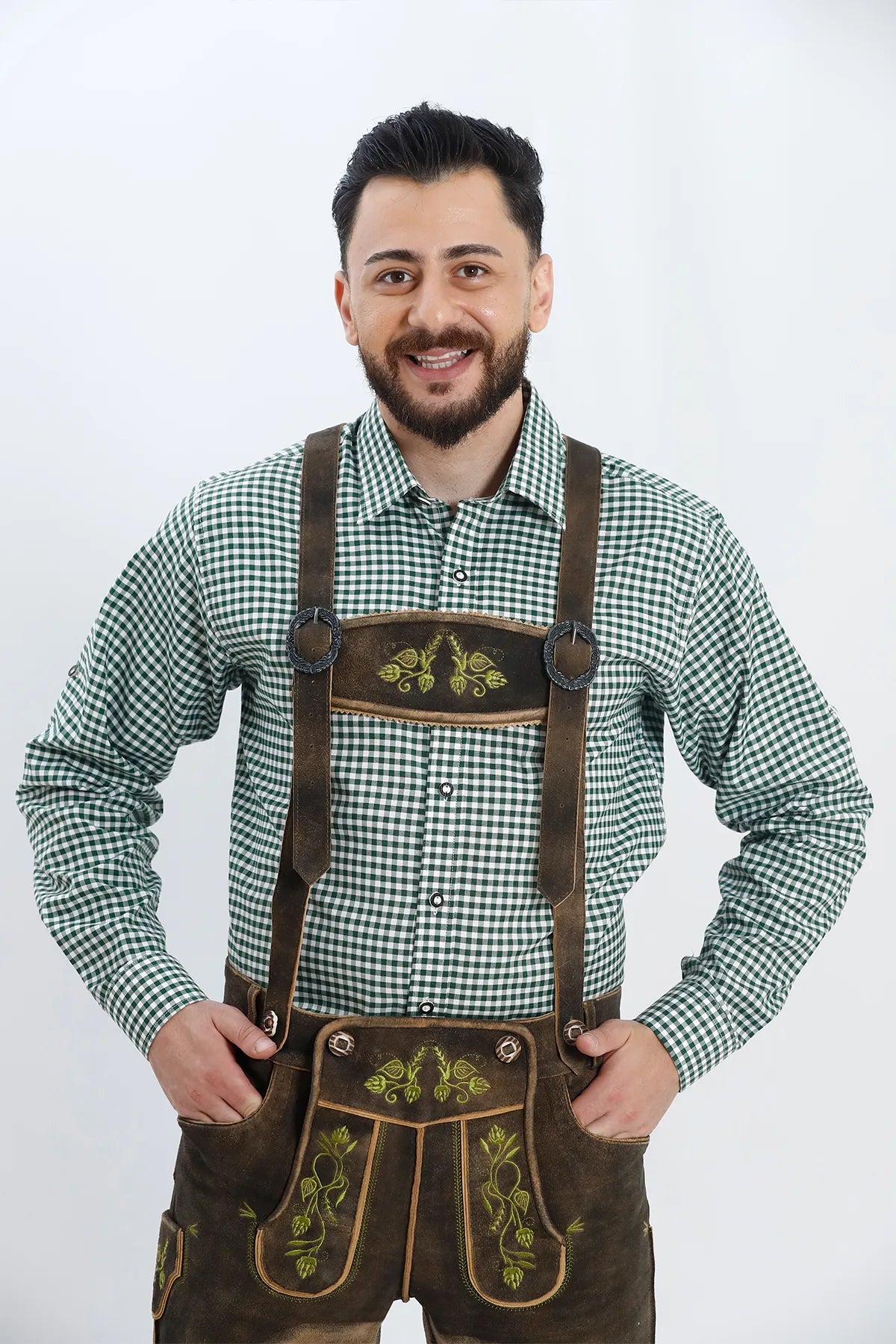 Traditional Lederhosen Men Raw Brown