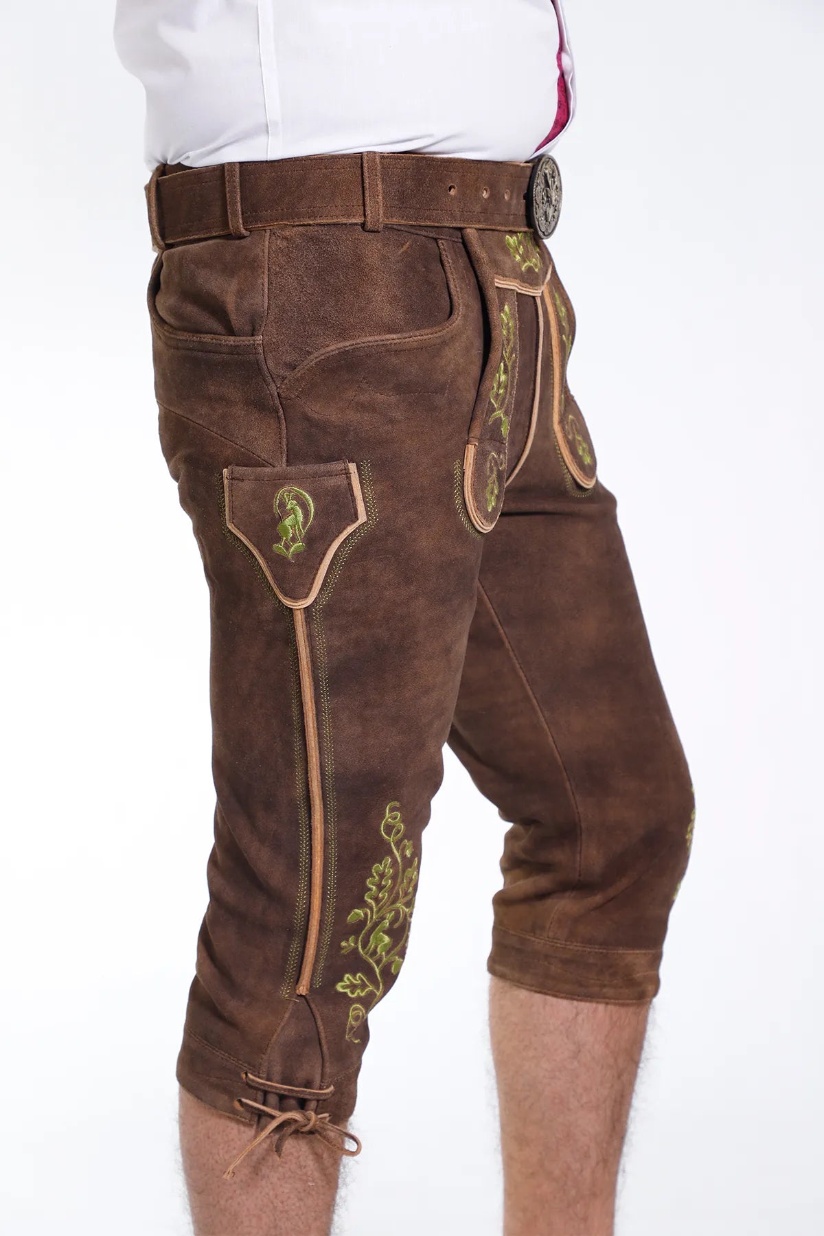 Knee Length Lederhosen for Men