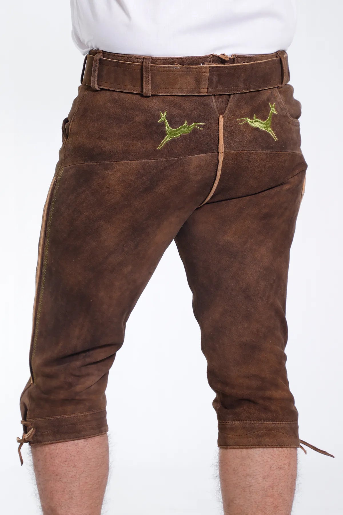 Knee Length Lederhosen for Men
