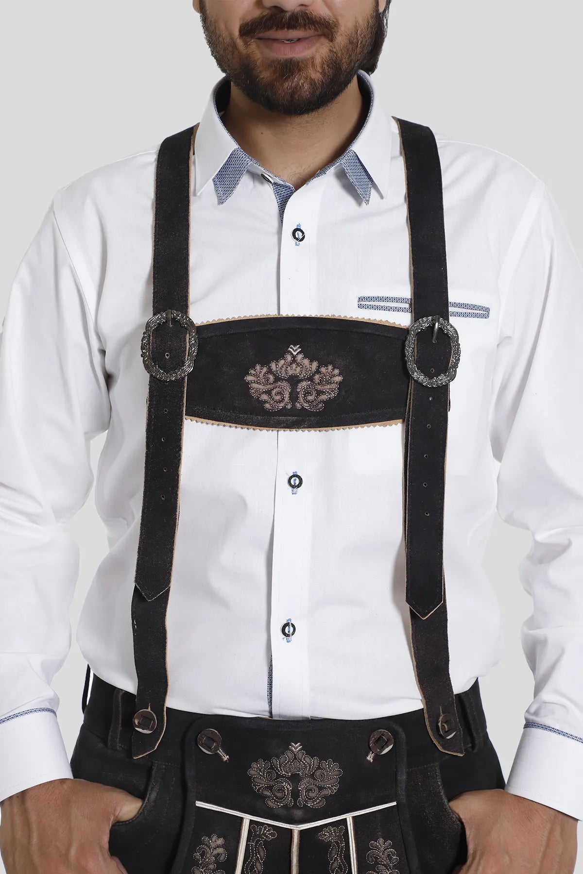 Traditional Lederhosen Suspenders