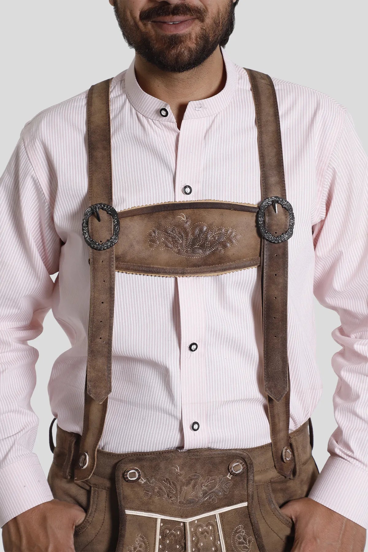 Traditional Lederhosen Men Suspenders