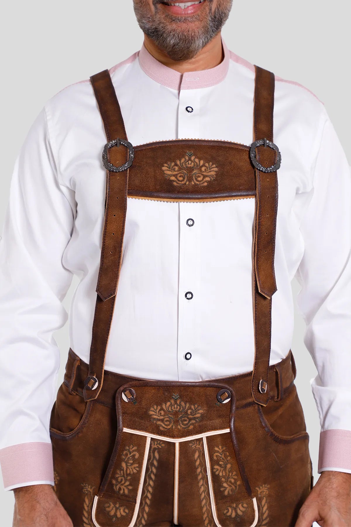Traditional Lederhosen Men Suspenders