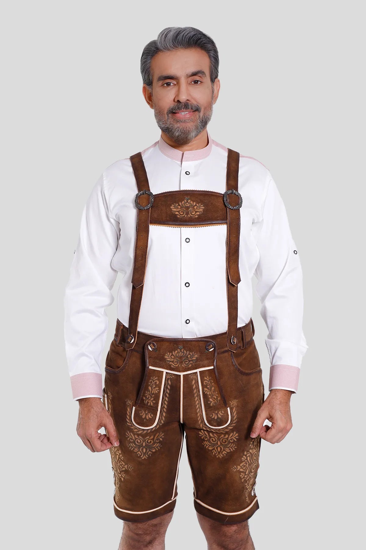 Traditional Lederhosen Men Suspenders