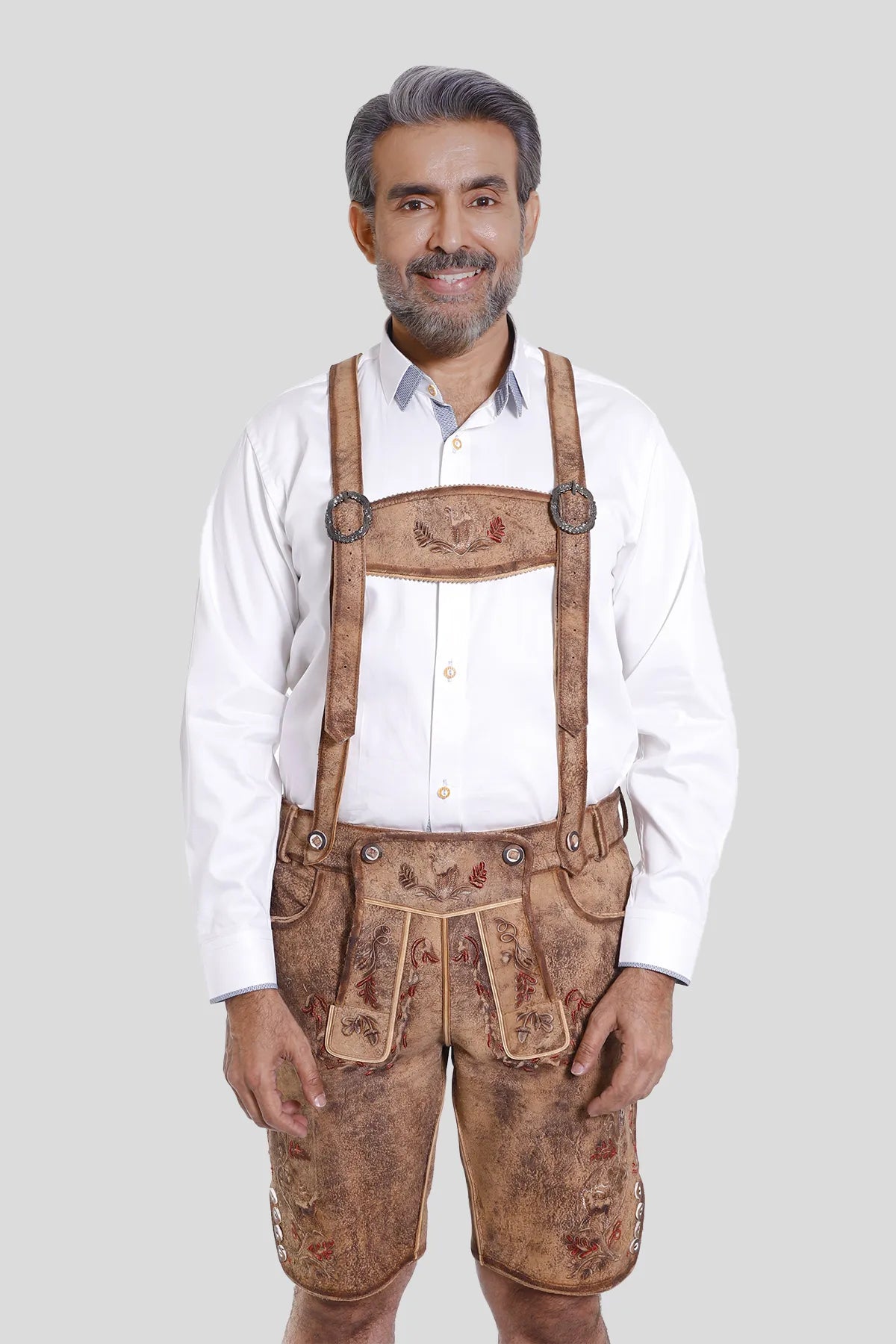 Traditional Lederhosen Men Suspenders
