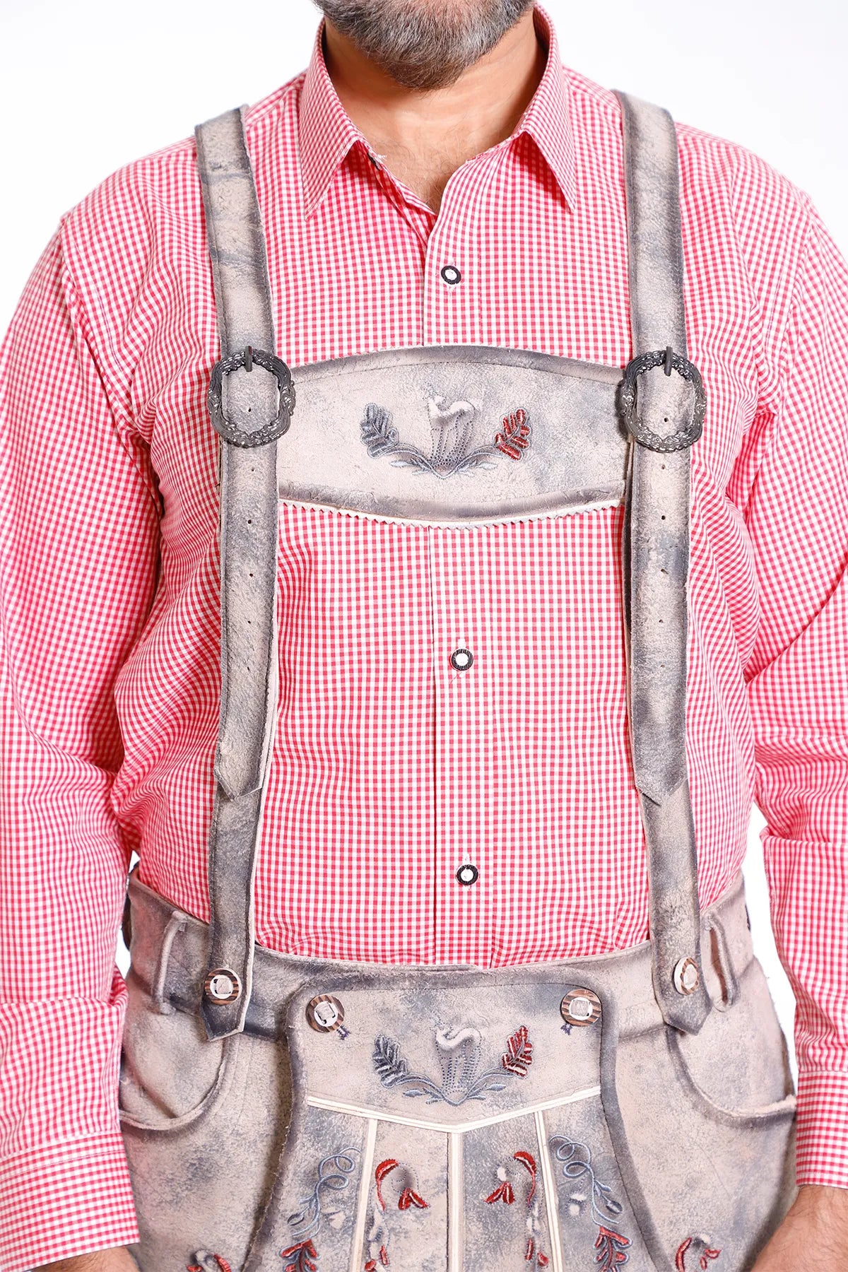 Traditional Lederhosen Men Suspenders