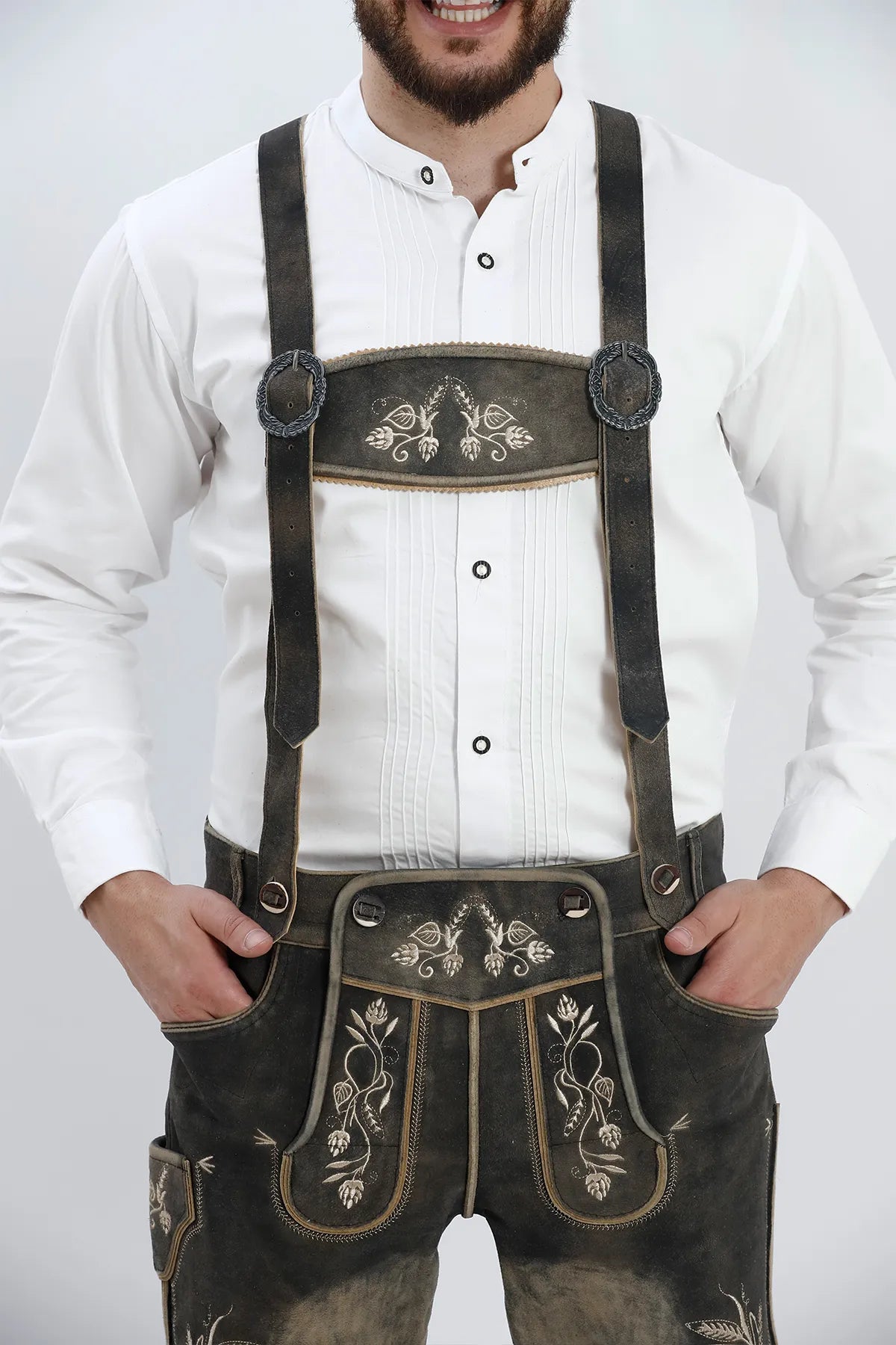 Lederhosen Suspenders, Traditional Lederhosen Suspenders