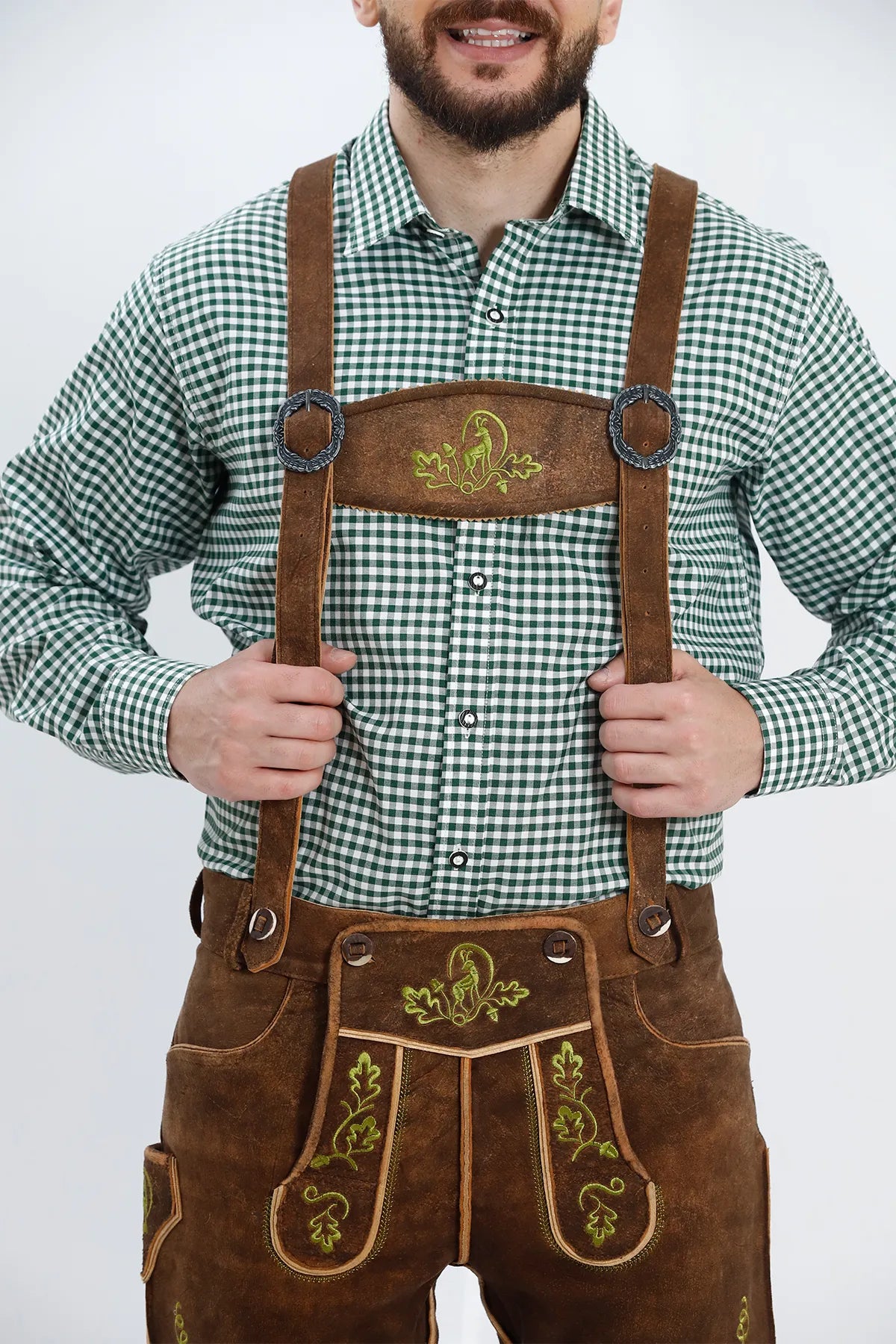 Lederhosen Suspenders, Traditional Lederhosen Suspenders