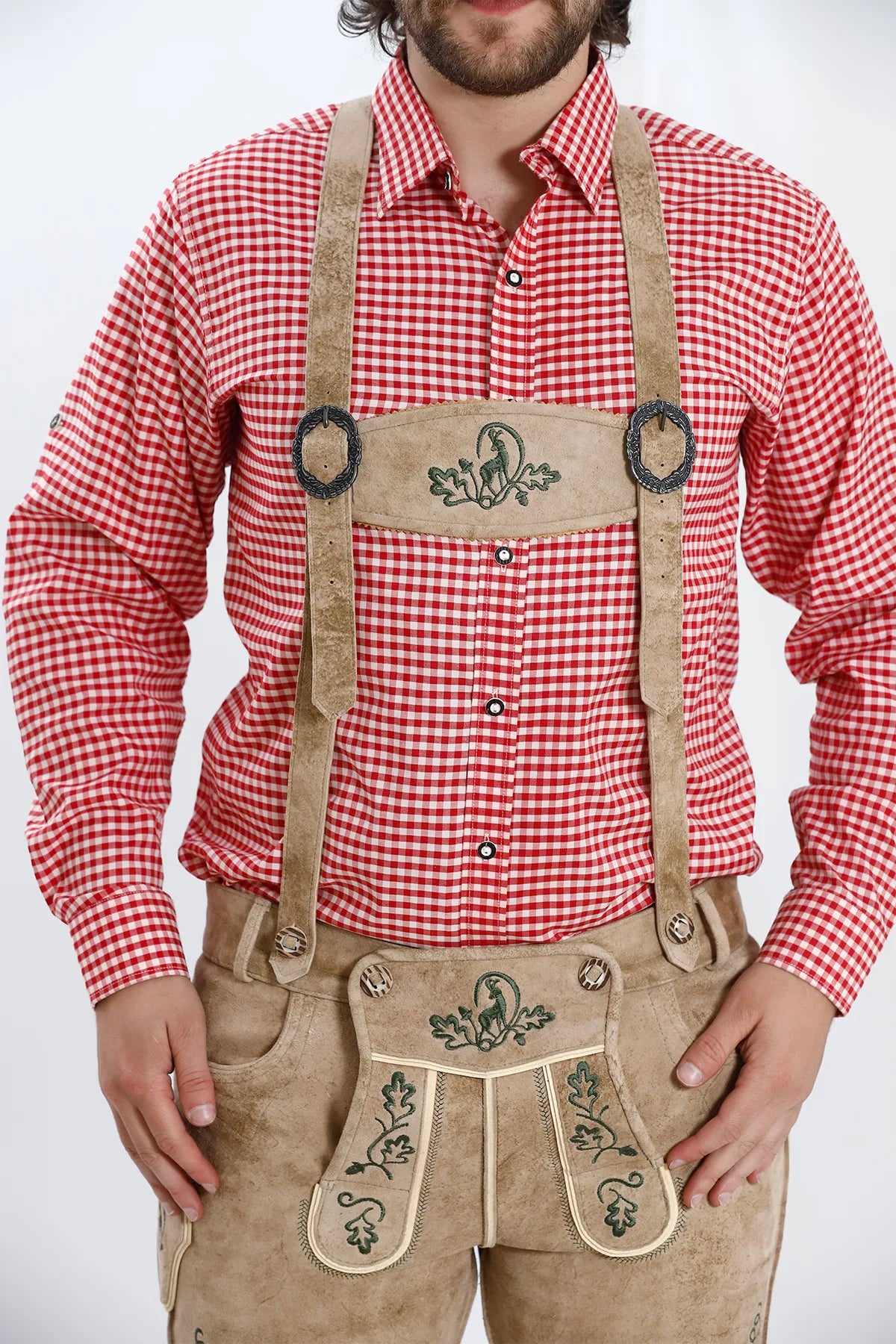 Lederhosen Suspenders, Traditional Lederhosen Suspenders
