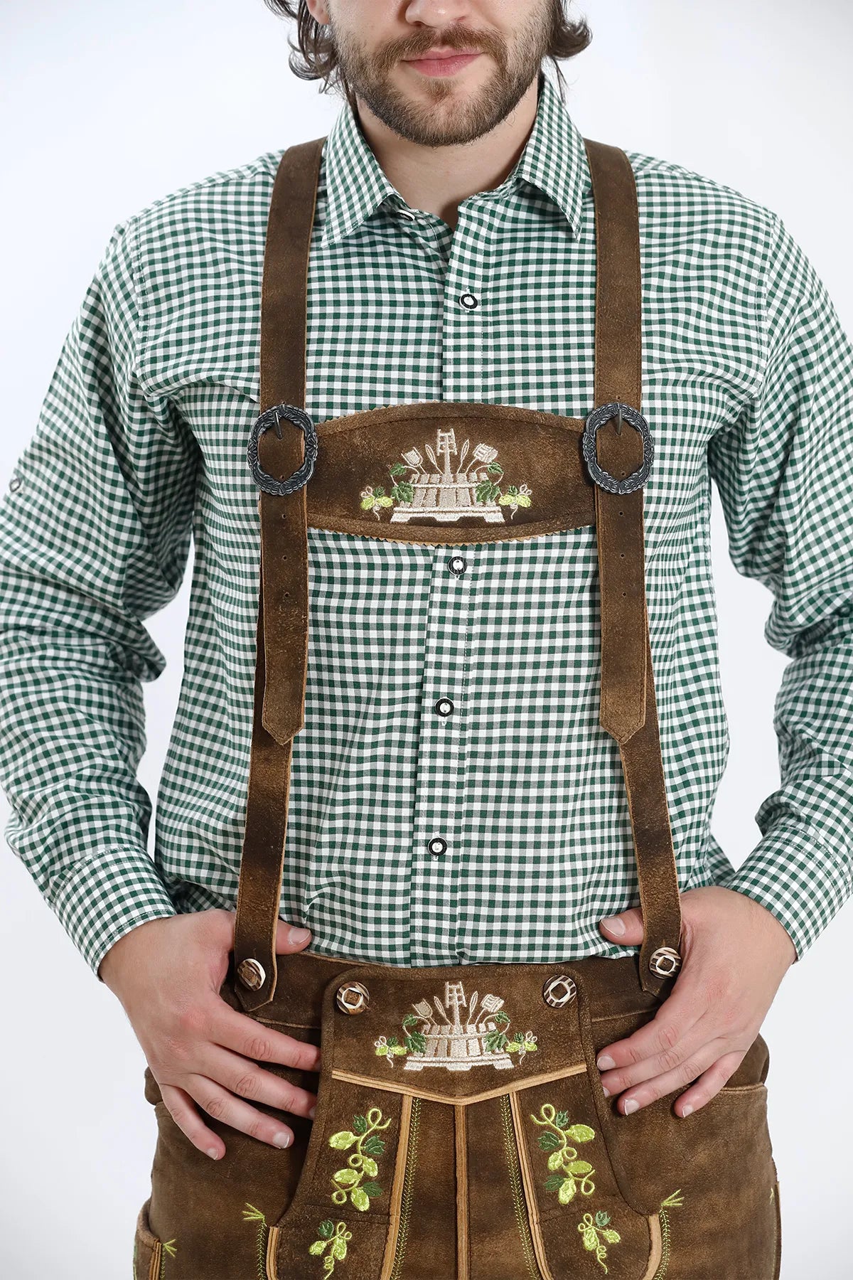 Traditional Lederhosen Suspenders