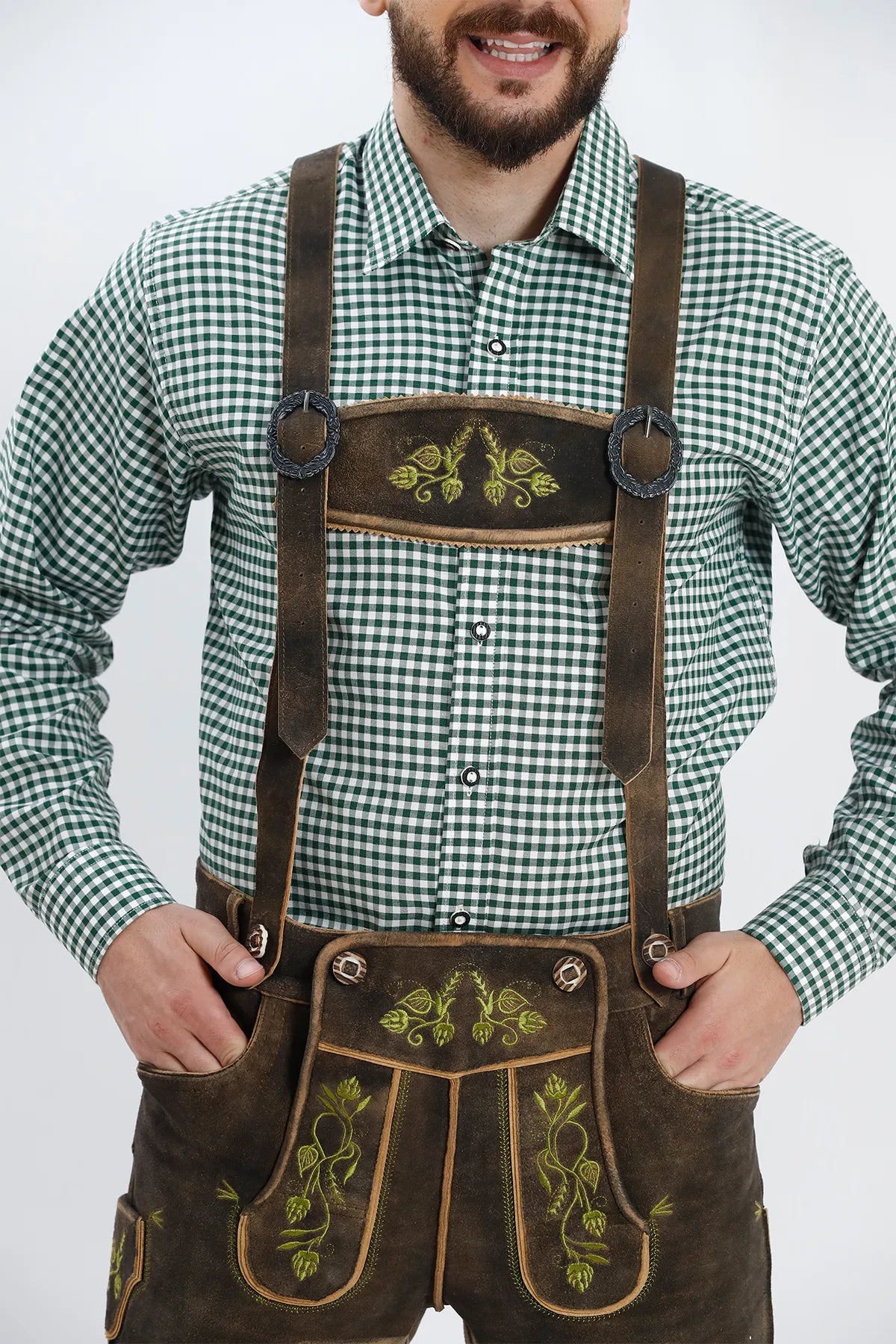 Traditional Lederhosen Suspenders