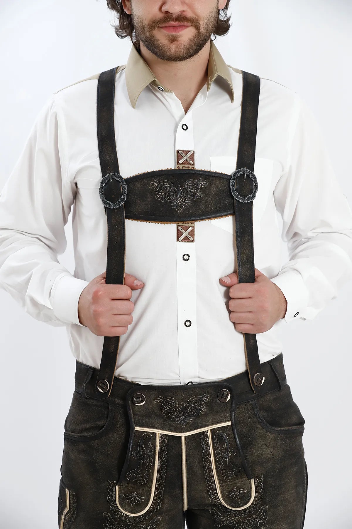 Traditional Lederhosen Suspenders