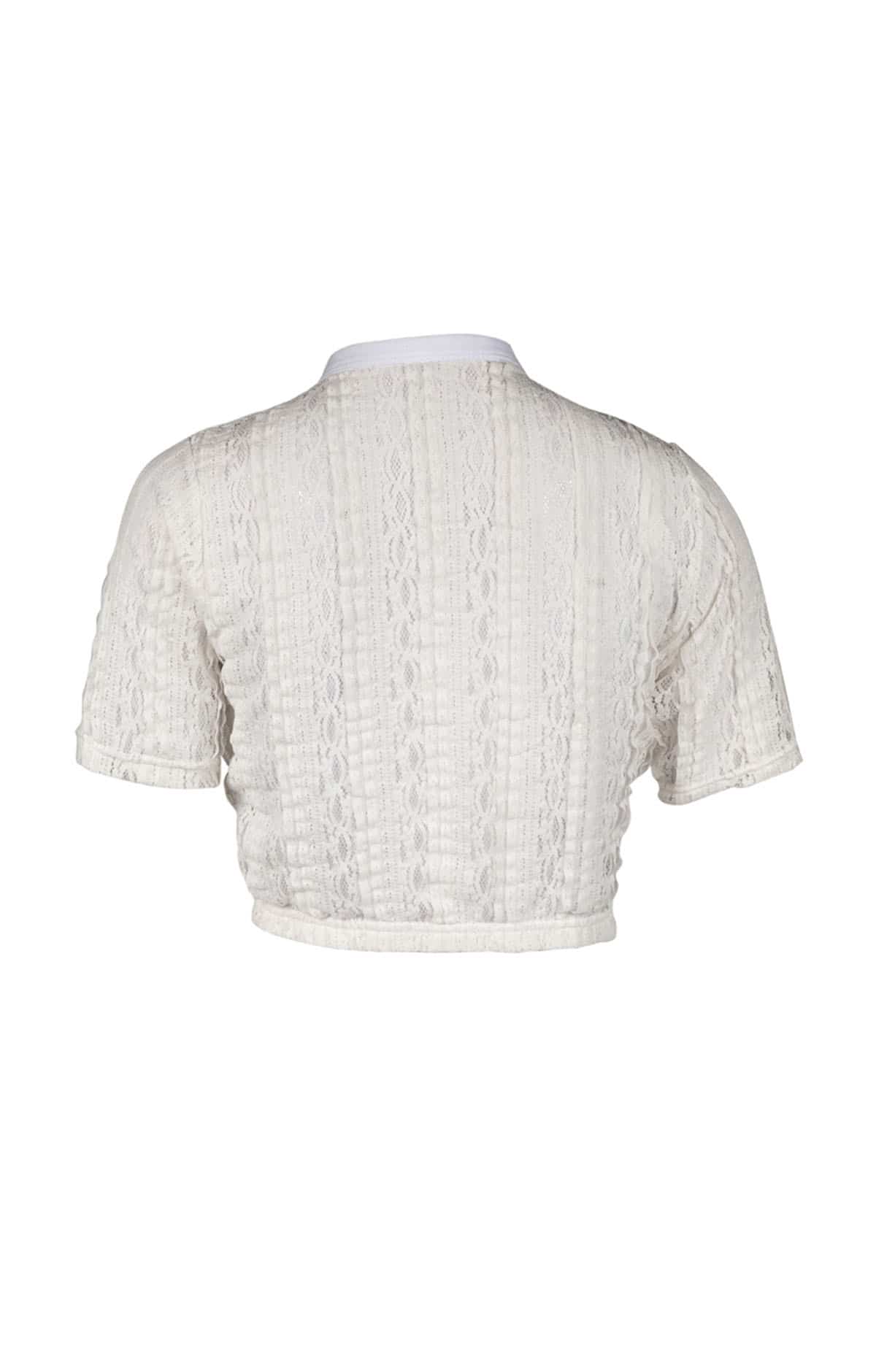 Sensational White Women's Dirndl Blouse