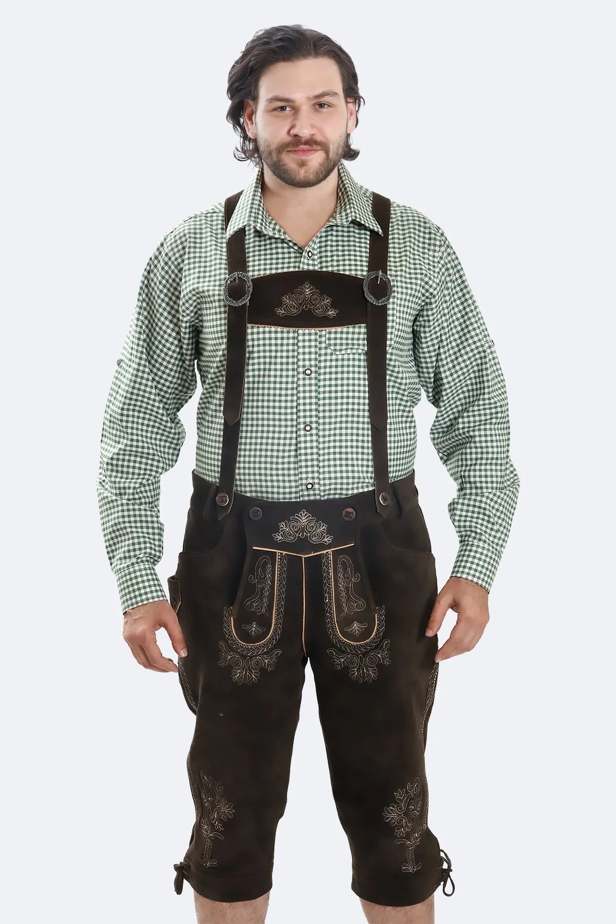 Deep Brown Bavarian Bundhosen