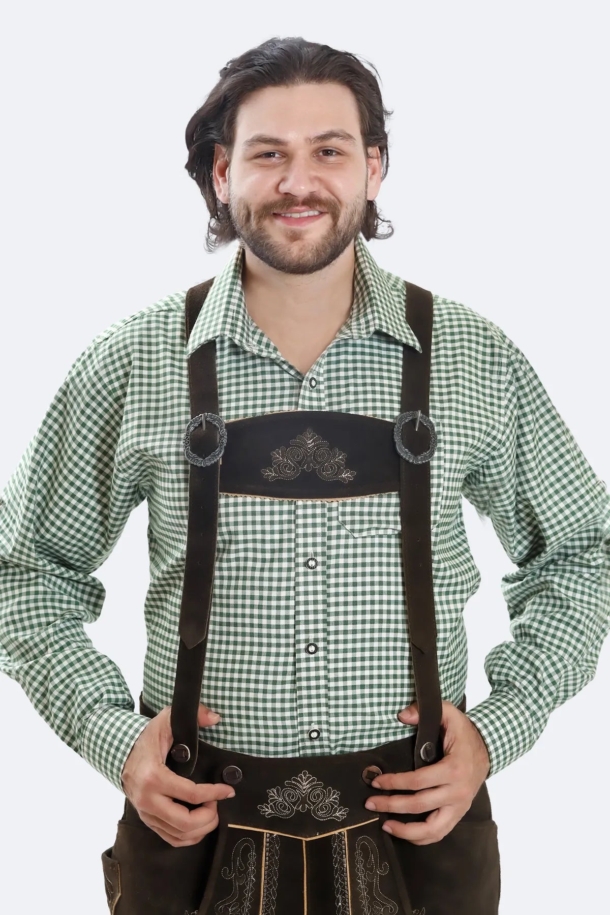 Deep Brown Bavarian Bundhosen