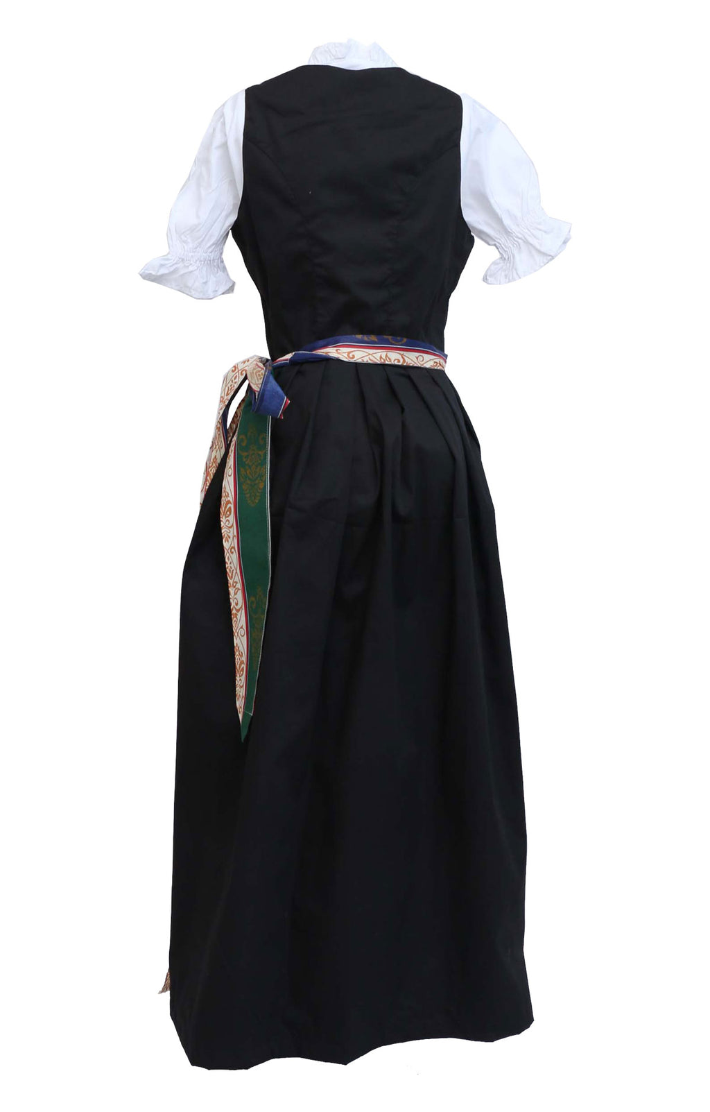 German Maxi Dirndl Long Anna Black