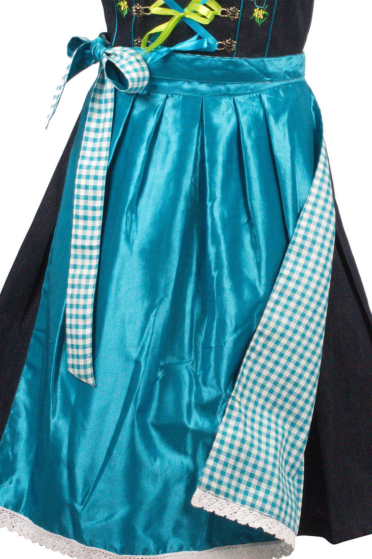 Dirndl Dress Della Blue 2 Way Flip Apron