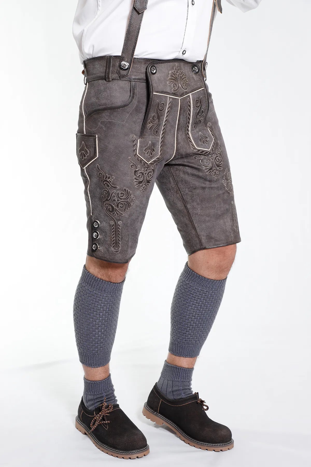 Trachten Short Lederhosen Classic Black