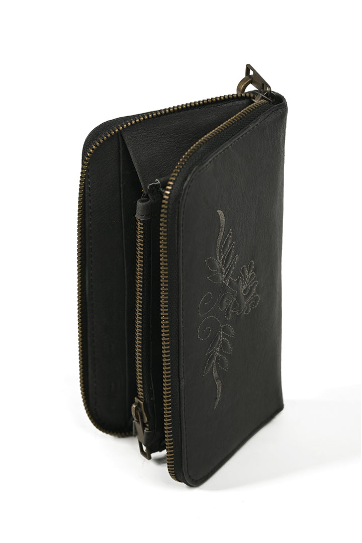 Trendy Jet Black Oktoberfest Clutch