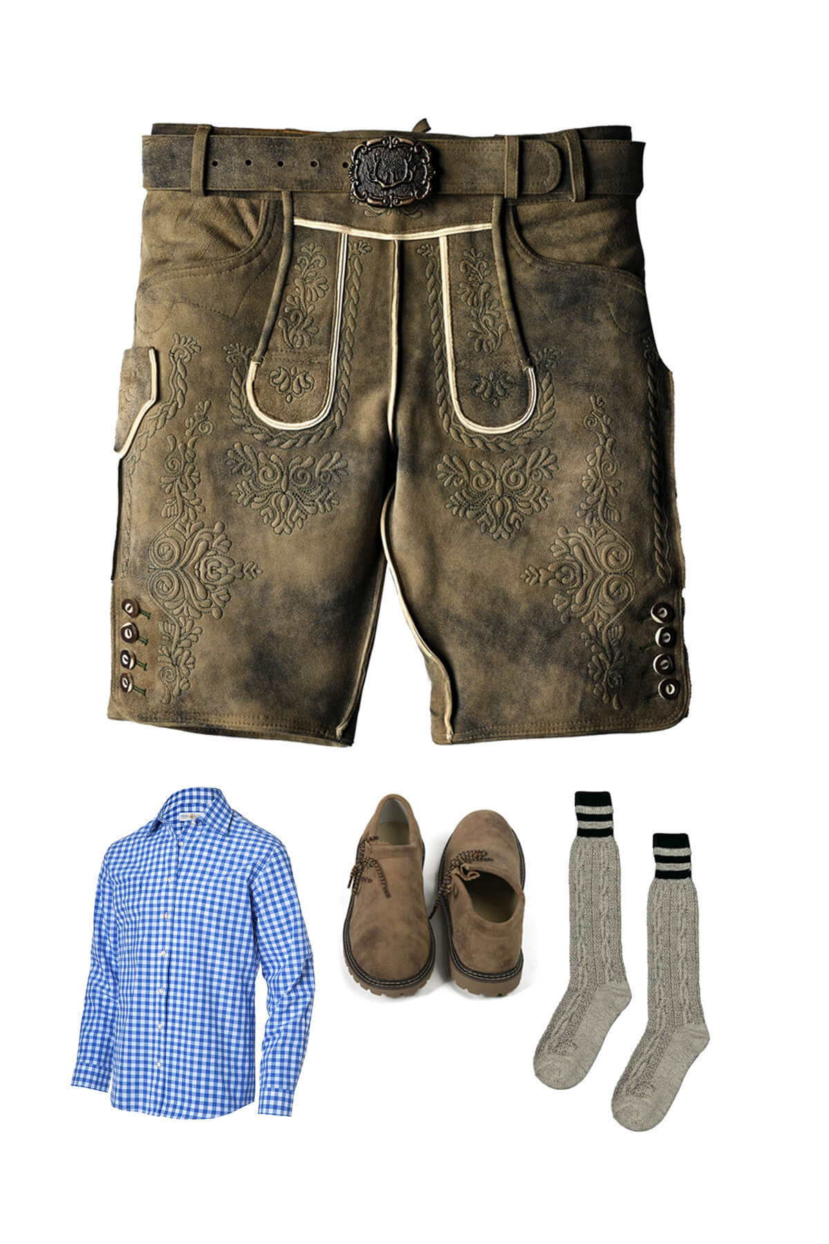 Trendsetter Mens Lederhosen Fashion Oktoberfest Outfit Sets