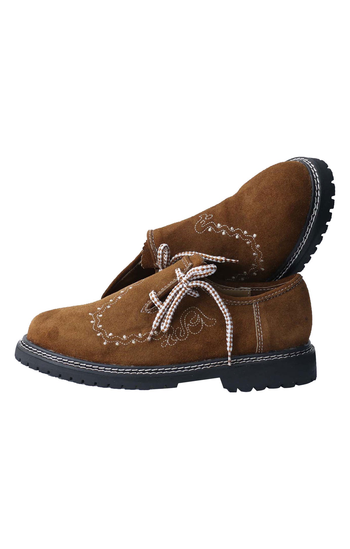 Traditional Lederhosen Shoes Camel Brown