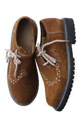 Traditional Lederhosen Shoes Camel Brown