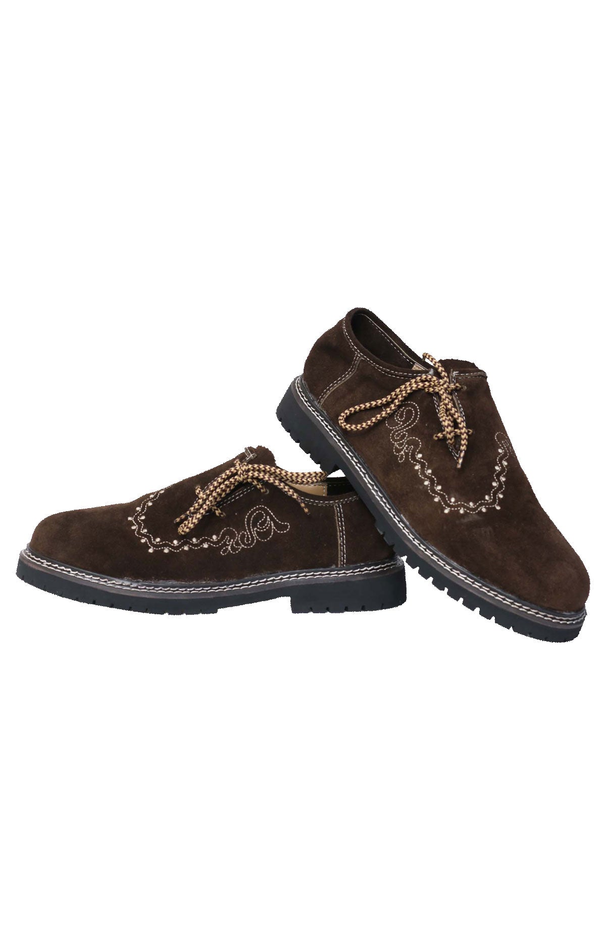 Traditional Lederhosen Shoes Dark Brown