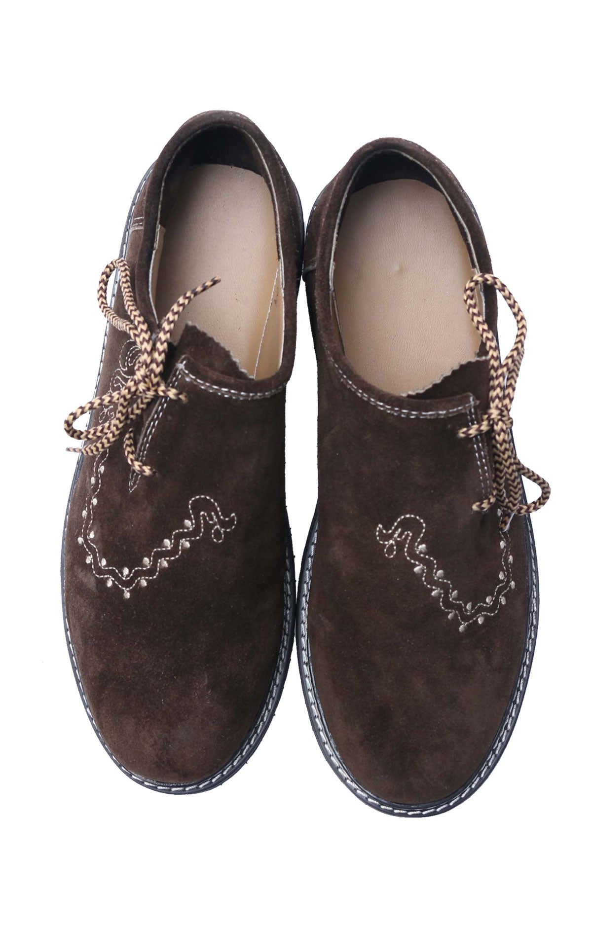 Traditional Lederhosen Shoes Dark Brown