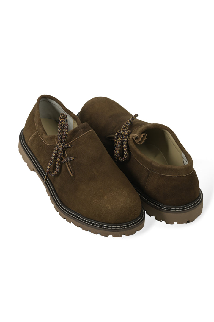 Brown Mens Trachten Trendsetter Lederhosen Shoes