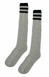 Lederhosen Oktoberfest Socks Greyish White