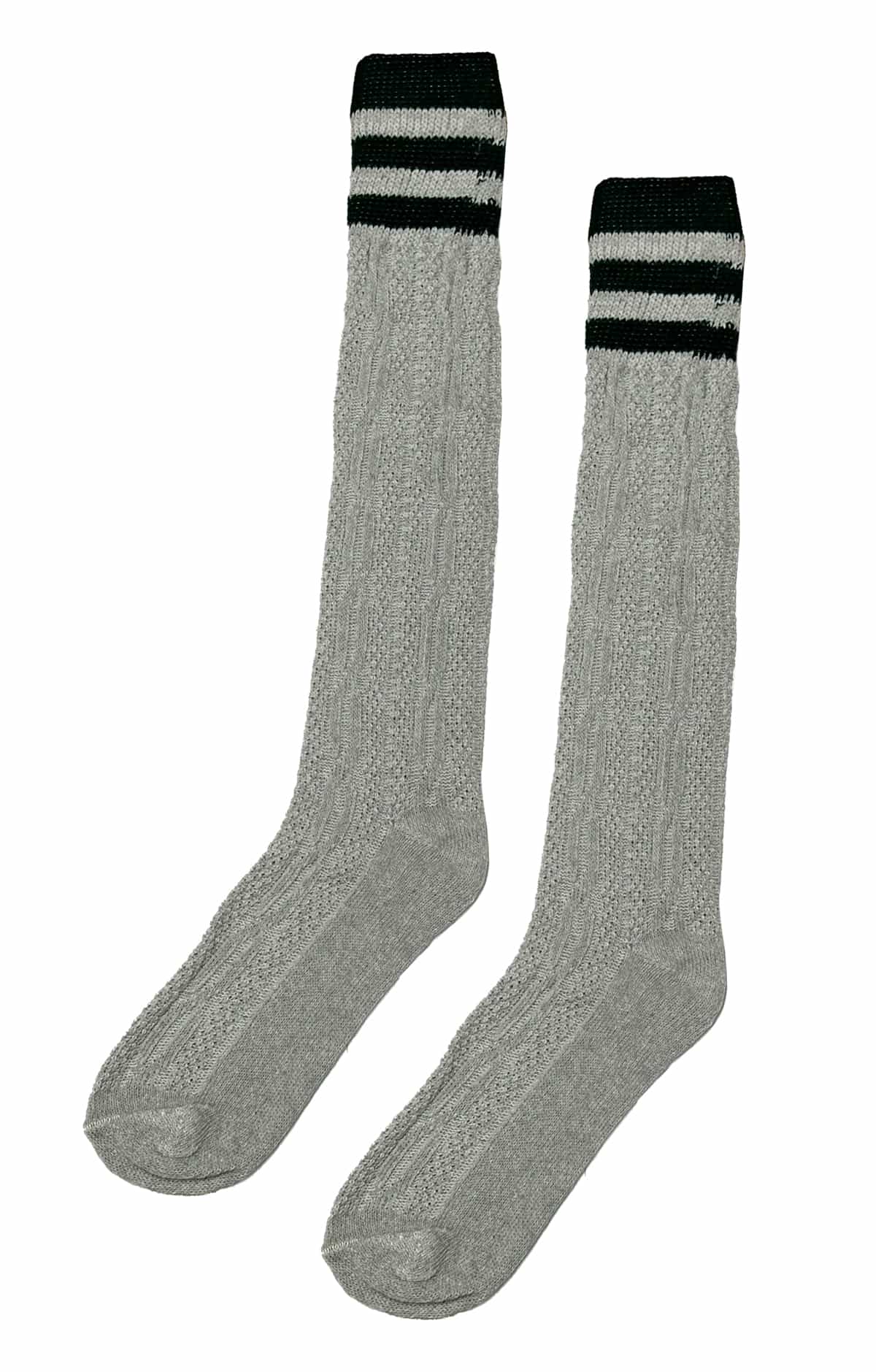 Lederhosen Oktoberfest Socks Greyish White