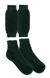 Classic Dark Green Trachten Socks