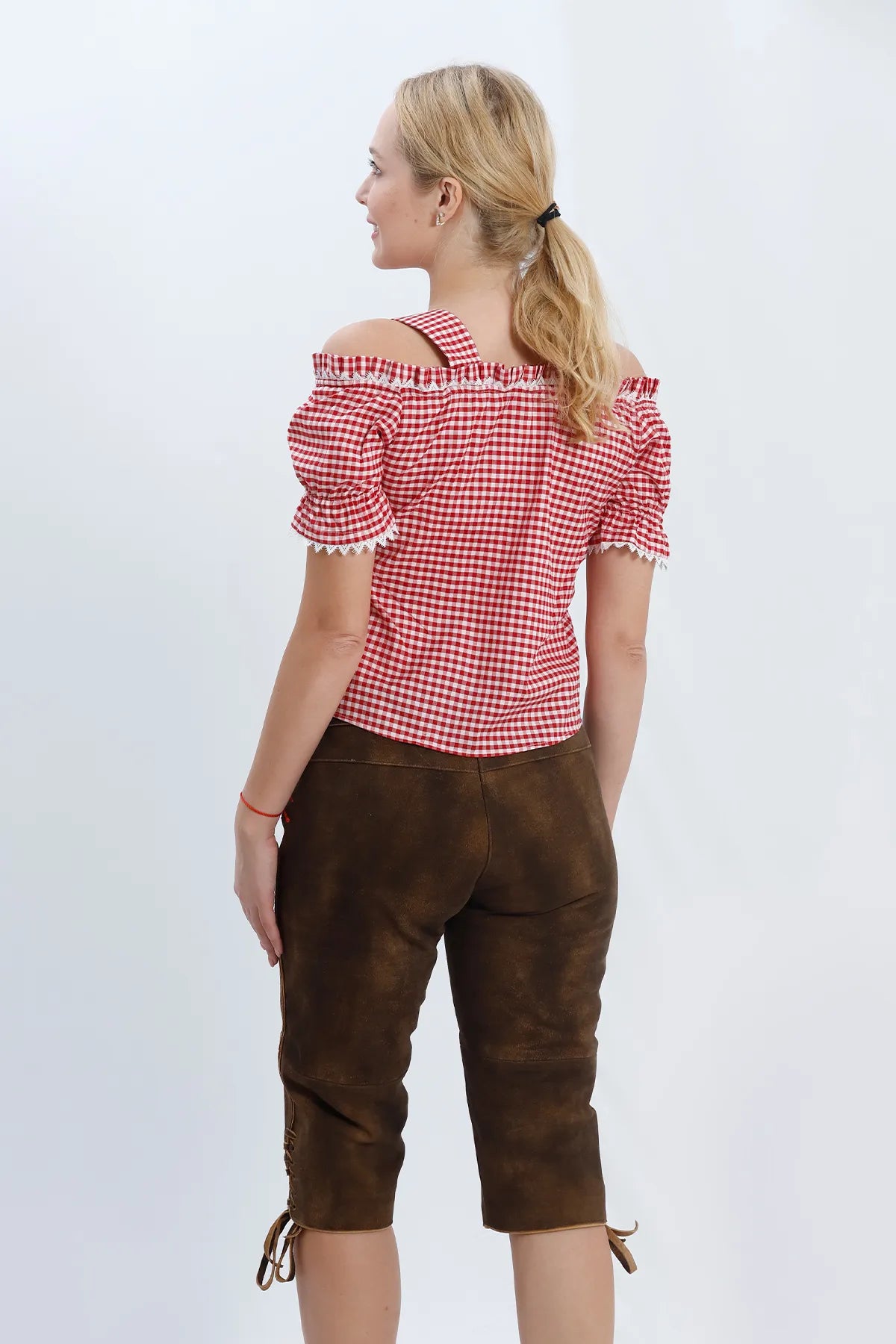 Traditional Style Women Oktoberfest Shirt with Straps