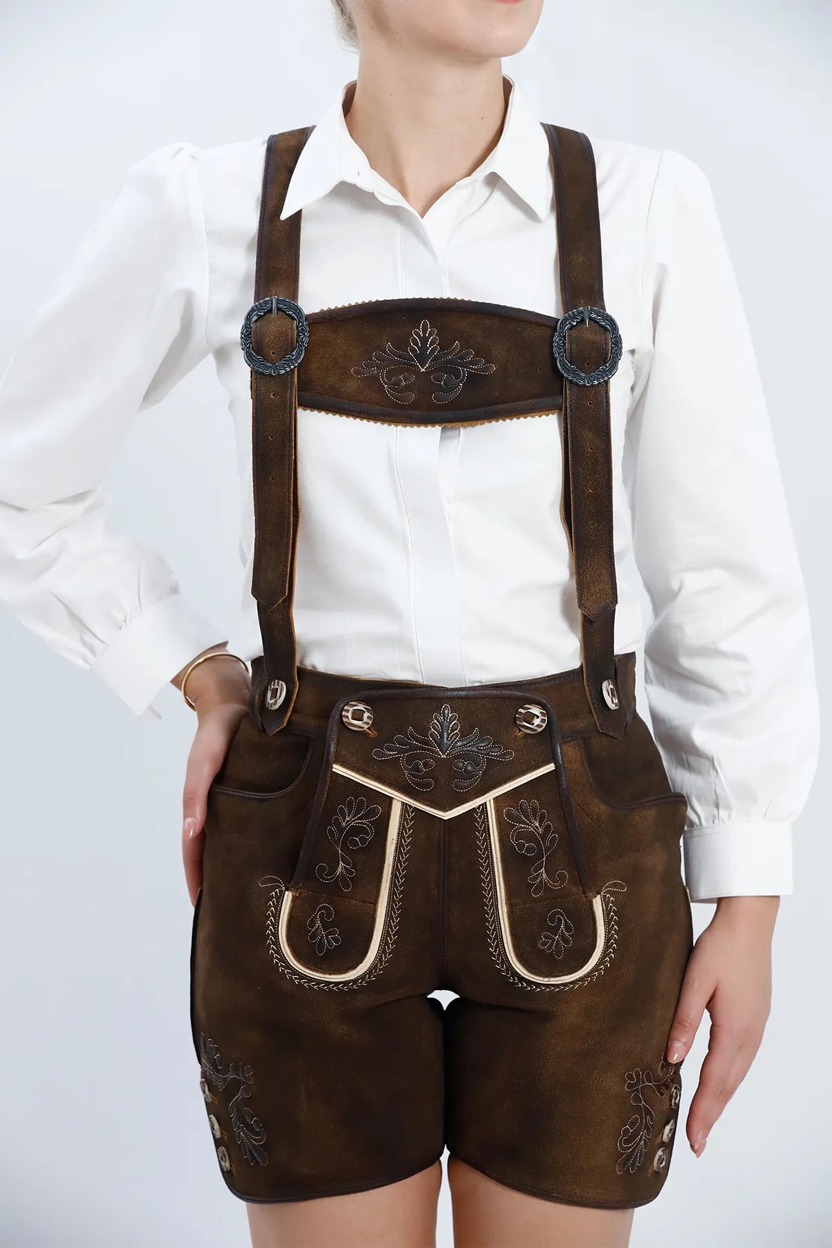 Women Oktoberfest Shirt Delicate White