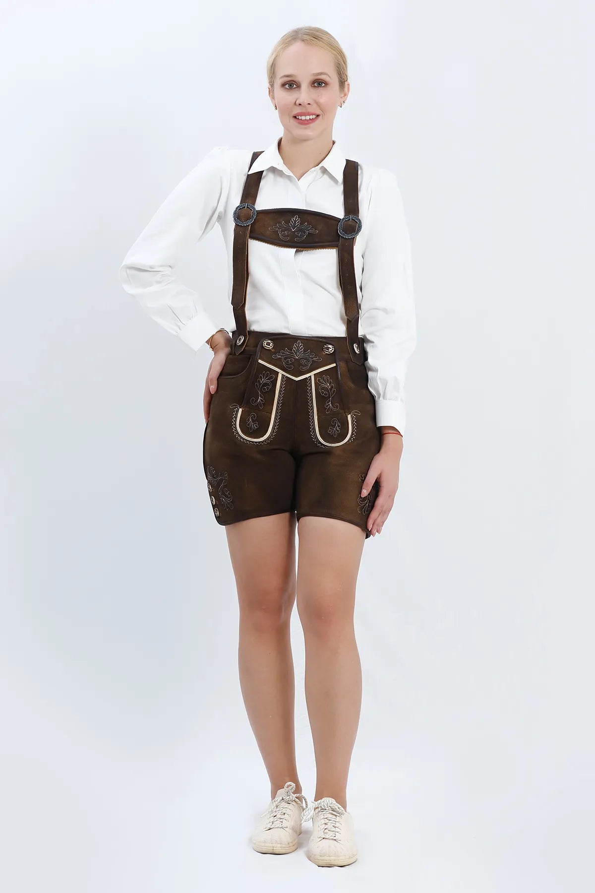 Women Oktoberfest Shirt Delicate White