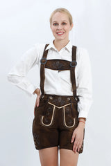 Lederhosen Shirt for Women in White