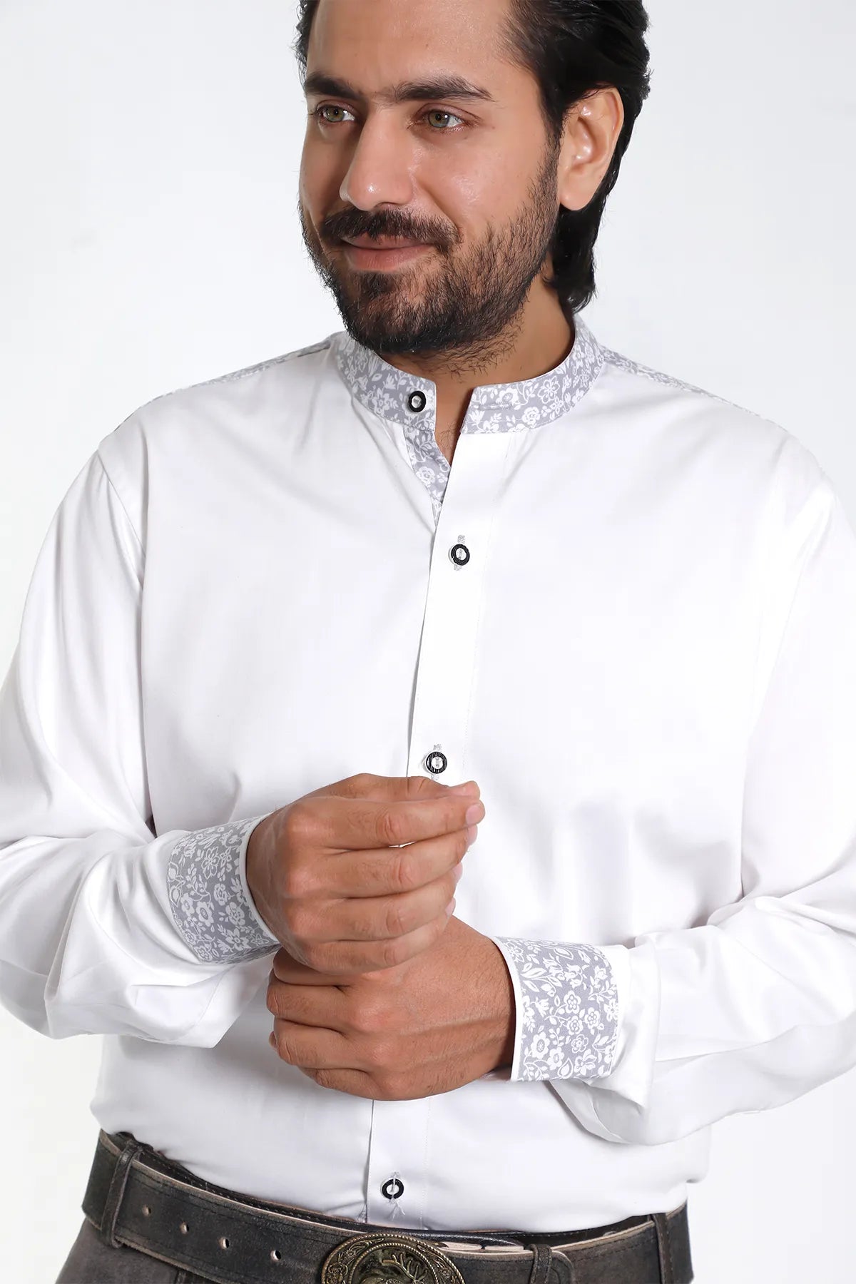 Traditional Lederhosen White Shirt for Oktoberfest